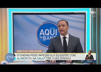 Cinema pode impedir cliente de levar comida de fora?