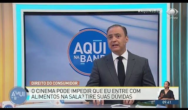 Cinema pode impedir cliente de levar comida de fora?